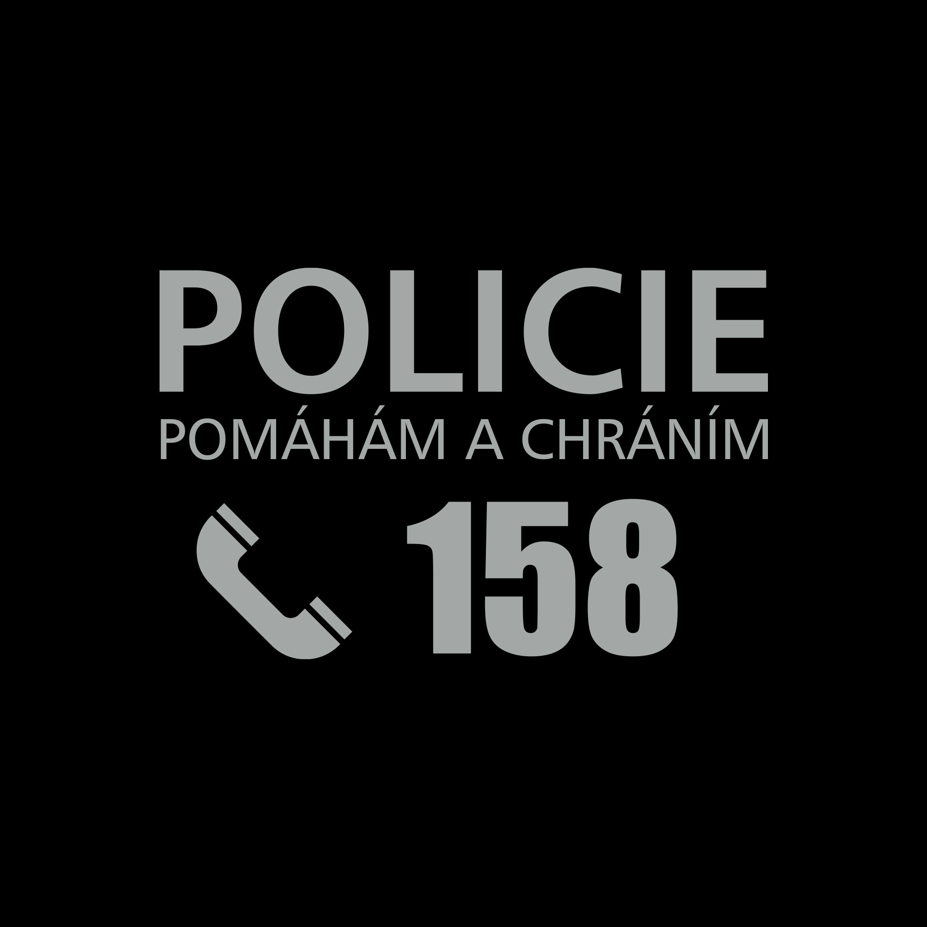 Detský kostým Policajt s čiapkou a českou potlačou (M)