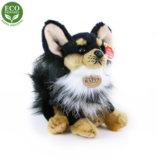 Plyšový pes Čivava sediaca, 24 cm, ECO-Friendly