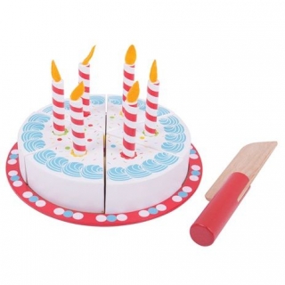 Bigjigs Toys Krájacia narodeninová torta