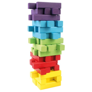 Bino drevená veža Jenga, 60 kociek