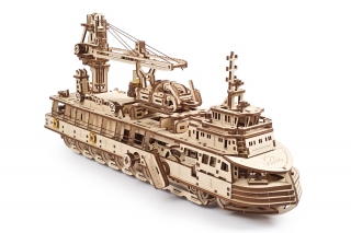 Ugears 3D mechanické puzzle Výskumné plavidlo - Research Vessel