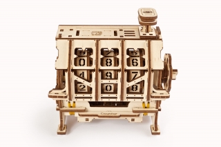 Ugears Drevená stavebnica 3D mechanické Puzzle Počítadlo