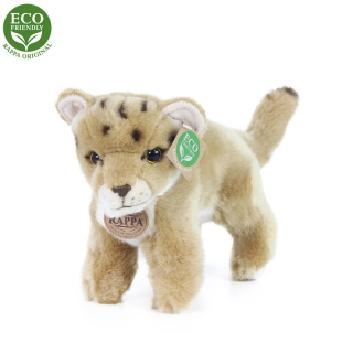 Plyšová levica mláďatko stojace s tvarovateľnými končatinami, 22 cm ECO - Friendly