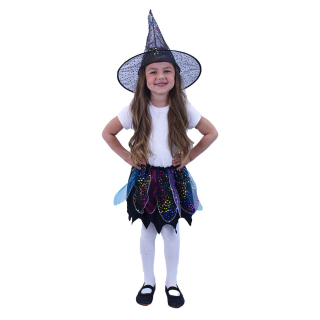 Detský kostým tutu sukňa Čarodejnica/Halloween