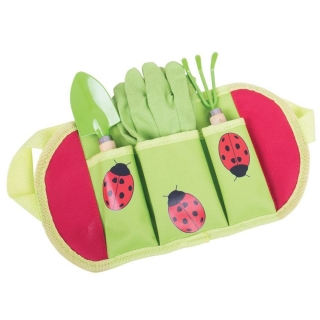 Bigjigs Toys Zahradné náradie Lienka