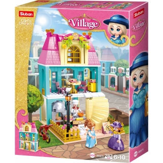 Sluban Girls Dream Village M38-B0875 Dvojposchodový dom s podkrovím