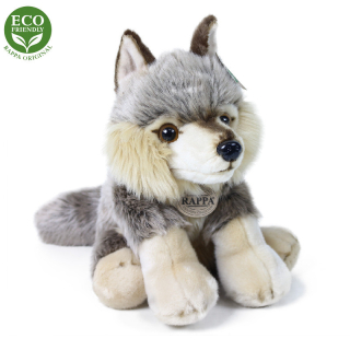 Plyšový vlk sediaci 30cm, ECO - Friendly