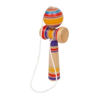 Small Foot Detská drevená hra kendama farebná