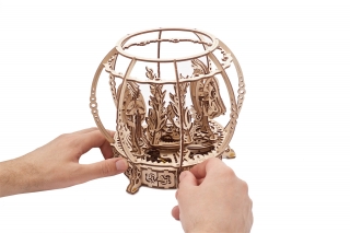 Ugears 3D drevené mechanické puzzle Mechanické akvárium