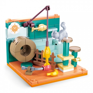 Sluban Mini Handcraft M38-B0919C Rybársky kút s mačkou