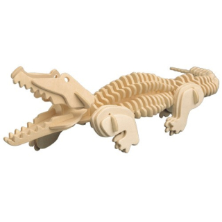 Woodcraft drevené 3D puzzle Krokodíl