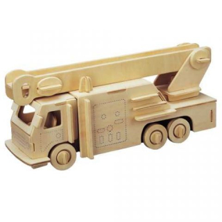 Woodcraft Drevené 3D puzzle Hasičské auto