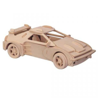 Woodcraft Drevené 3D puzzle veľké Ferrari