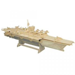 Woodcraft Drevené 3D puzzle lietadlová loď